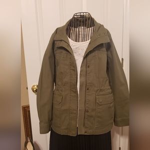 NWT Madewell Wmns Army Green Cinch Jacket Med.